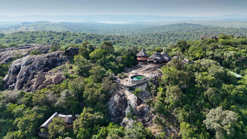 Mihingo Lodge, situated near Lake Mburo National Park